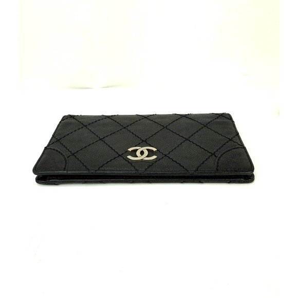 Chanel Vintage Wild Stitch Black Caviar Wallet - Picture 12 of 16